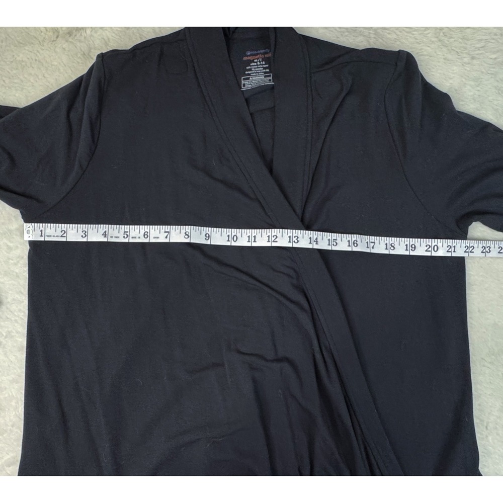 Magnetic Me Nursing Cover Cardigan M/L Black Modal Duster Maternity Magnetic - Picture 15 of 16